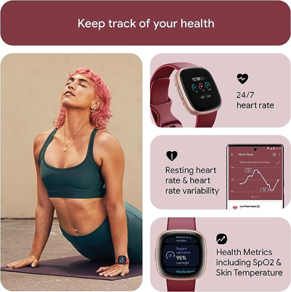 Fitbit Versa 4 Fitness Smartwatch with built-in GPS - Image 6