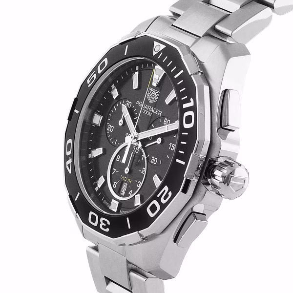TAG Heuer Men's Aquaracer 43mm Steel Bracelet - Image 6
