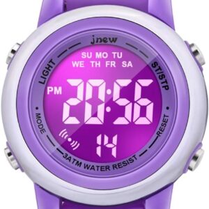 Watch for Girls Age 3-10 with Waterproof LED Lights