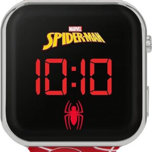 Spiderman Boy's Digital Quartz Watch with Silicone Strap