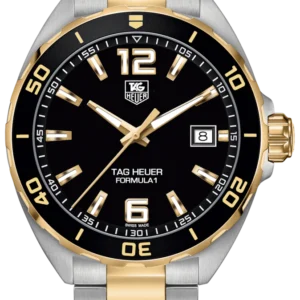 TAG HEUER Formula 1 Black Dial Two Tone Mens Watch