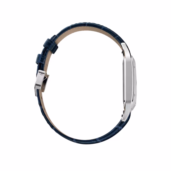 Cartier Santos-Dumont Watch Large Model, Quartz Movement, Steel, Leather - Image 6