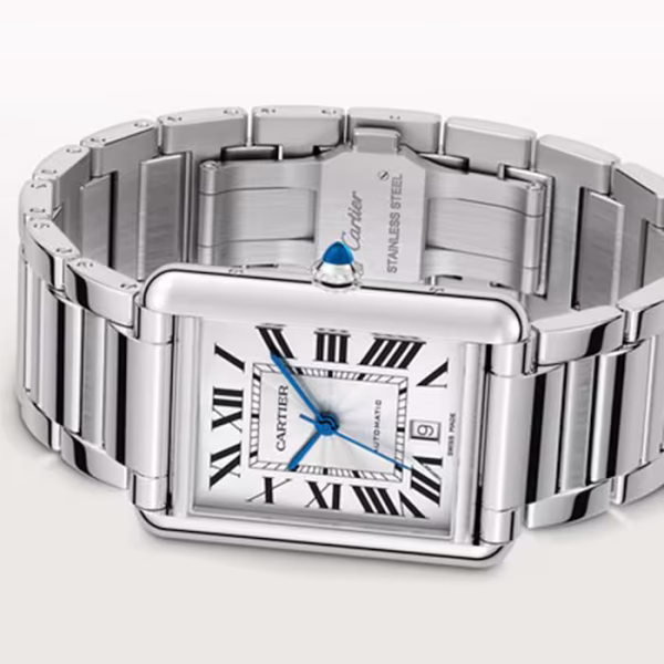 Cartier Tank Must, Extra-Large Model, Automatic Movement, Steel 41mm X 31mm - Image 3