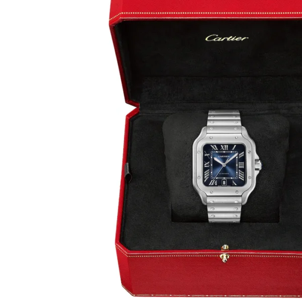 Cartier Santos De Cartier Watch, Large Model, Automatic Winding, Steel Case - Image 2