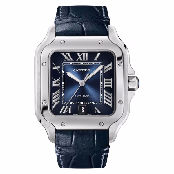 Cartier Santos De Cartier Watch, Large Model, Automatic Winding, Steel Case - Image 10