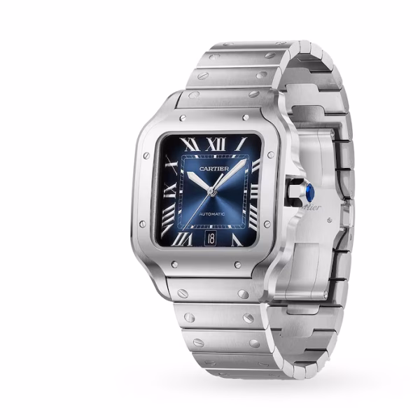 Cartier Santos De Cartier Watch, Large Model, Automatic Winding, Steel Case - Image 9