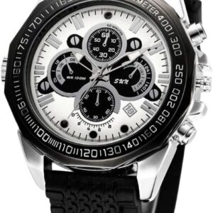 Générique Full HD Spy Camera Watch Rubber Strap White Dial