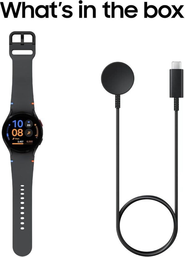 Samsung Galaxy Watch FE, Smart Watch, Health Monitor, Fitness Tracking, Bluetooth, 40mm, Black, 3 Year Manufacturer Extended Warranty (UK Version) - Image 2