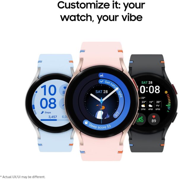 Samsung Galaxy Watch FE, Smart Watch, Health Monitor, Fitness Tracking, Bluetooth, 40mm, Black, 3 Year Manufacturer Extended Warranty (UK Version) - Image 4