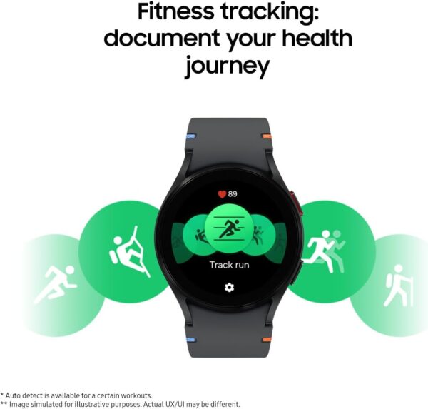 Samsung Galaxy Watch FE, Smart Watch, Health Monitor, Fitness Tracking, Bluetooth, 40mm, Black, 3 Year Manufacturer Extended Warranty (UK Version) - Image 7