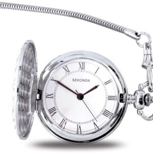 Sekonda Men's Quartz Watch with White Dial Analogue Display and White Steel Bracelet