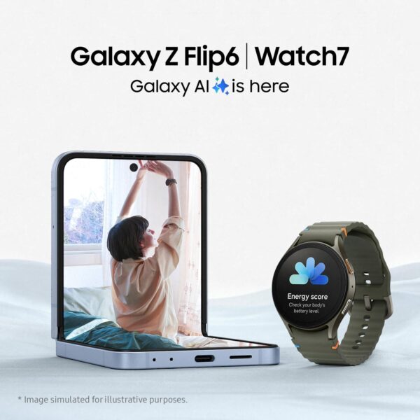 Samsung Galaxy Watch 7 Silver with Galaxy AI, Smart Watch, Health Monitoring, Fitness Tracker, 44mm, Bluetooth, 3 Year Manufacturer Extended Warranty (UK Version) - Image 3
