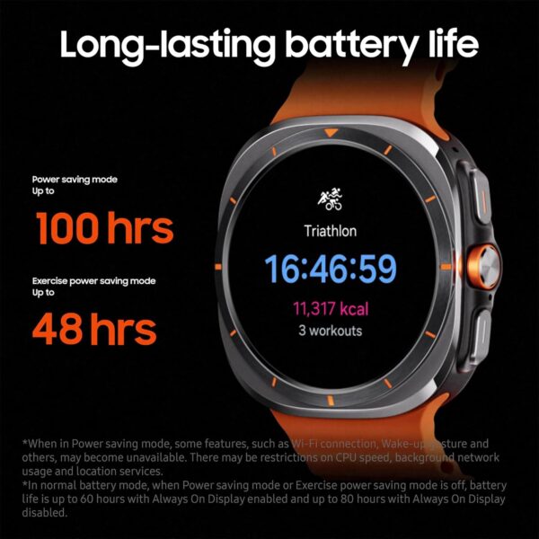 Samsung Galaxy Watch Ultra Black with Galaxy AI, Smart Watch, Health Monitoring, Fitness Tracker, 47mm, LTE, 3 Year Manufacturer Extended Warranty (UK Version) - Image 13