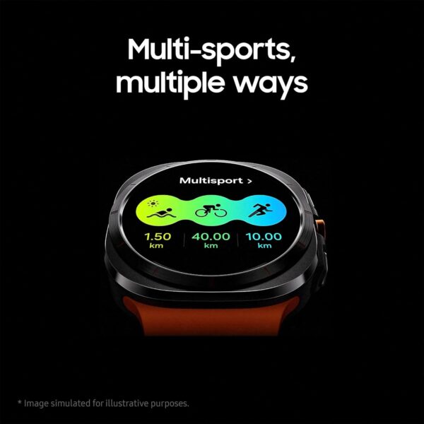 Samsung Galaxy Watch Ultra Black with Galaxy AI, Smart Watch, Health Monitoring, Fitness Tracker, 47mm, LTE, 3 Year Manufacturer Extended Warranty (UK Version) - Image 9