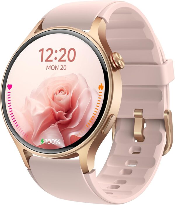 Aeac Smart Watch for Women, AMOLED Ultra-Clear Screen Activity Trackers with Heart Rate/Sleep/SpO2 Monitor, Smartwatch for iPhone/Samsung/Android, 110+ Sport Modes 3ATM Waterproof Fitness Watch