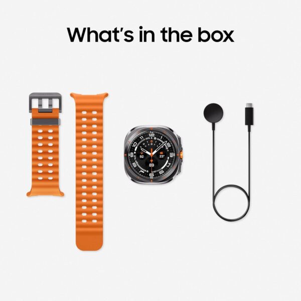 Samsung Galaxy Watch Ultra Black with Galaxy AI, Smart Watch, Health Monitoring, Fitness Tracker, 47mm, LTE, 3 Year Manufacturer Extended Warranty (UK Version) - Image 2