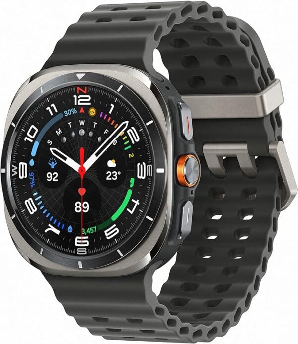 Samsung Galaxy Watch Ultra Black with Galaxy AI, Smart Watch, Health Monitoring, Fitness Tracker, 47mm, LTE, 3 Year Manufacturer Extended Warranty (UK Version)