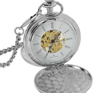 Charles Hendon Personalised Mechanical Pocket Watches - Gold, Silver or Rose Gold - Free Box and Engraving - Groomsmen Gift